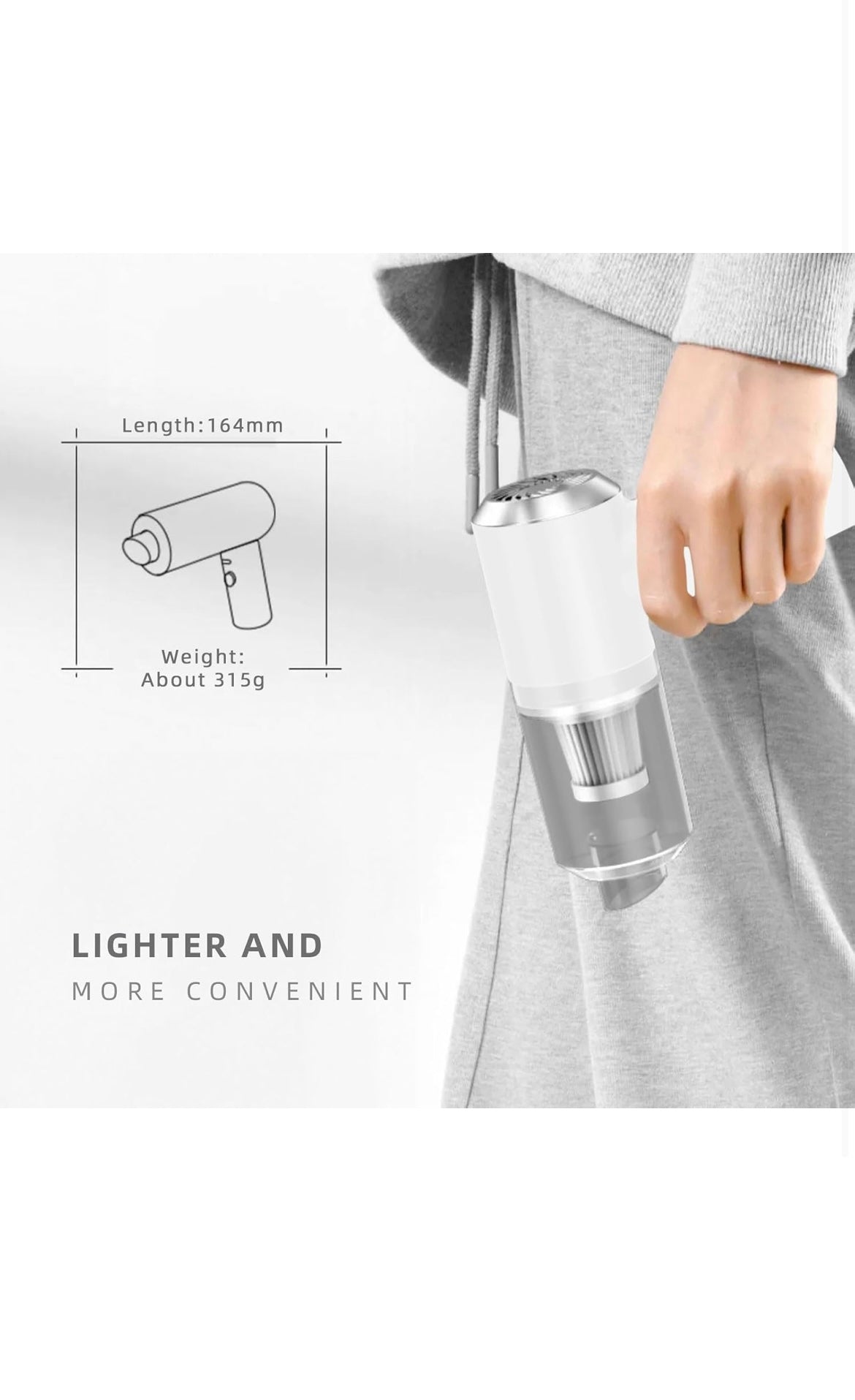 AeroClean Pro – Cordless Handheld Vacuum Cleaner 6000 Pa